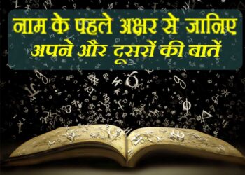 नाम के पहले Alphabet