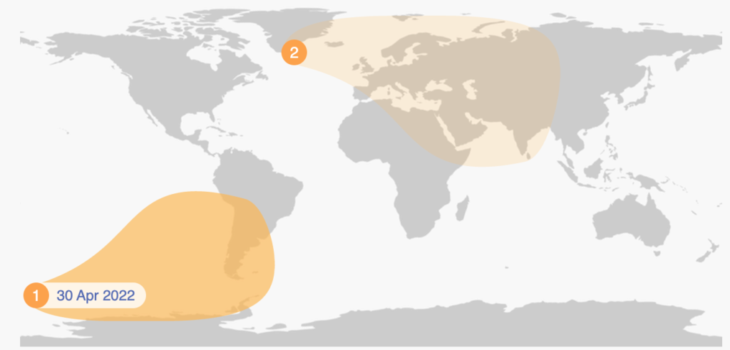 First Solar Eclipse 2022